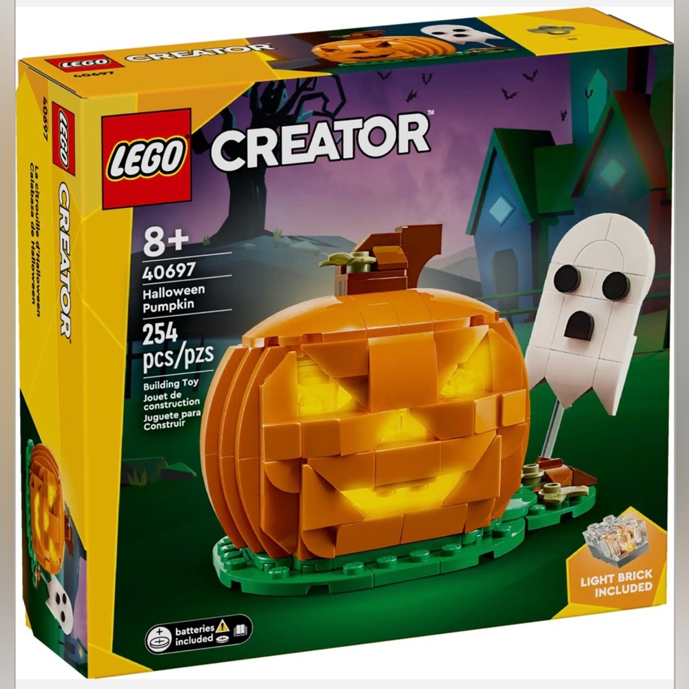 New LEGO Creator 40697 Halloween Pumpkin Jack-o-Lantern Factory Sealed Box